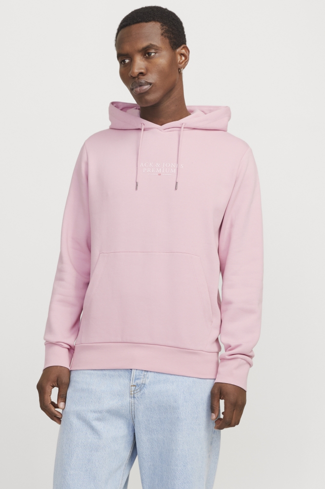 JPRBLUARCHIE SWEAT HOOD NOOS 12216335 Pink Nectar